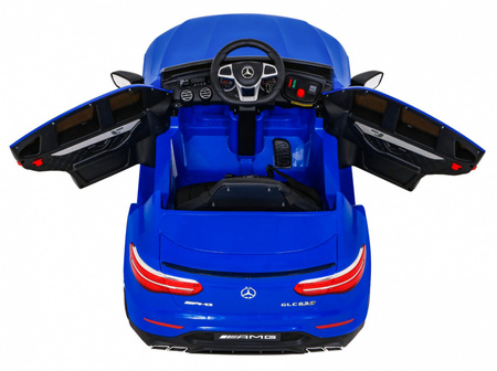 Mercedes Benz GLC63S dla dzieci Niebieski SUV z pilotem