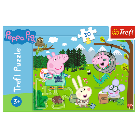 Puzzle - 30 - Leśna wyprawa - Świnka Peppa - Trefl 18245