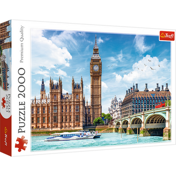 Puzzle - 2000 - Big Ben - Londyn - Anglia - Trefl 27120