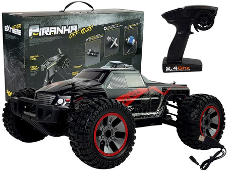 Auto Terenowe Off-Road Zdalnie Sterowane Czerwone 1:10 40 km/h