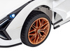 Lamborghini SIAN na akumulator dla dzieci Biały + Pilot + EVA + Wolny Start + Audio LED