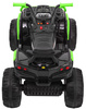 Quad ATV 2.4GHz na akumulator dla dzieci Czarno-zielony + Pilot + Koła EVA + Radio MP3 + Wolny Start