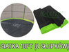 Siatka ochronna SkyRamiz Zielony do trampoliny ogrodowej 305cm/10FT 8 tuneli na słupki