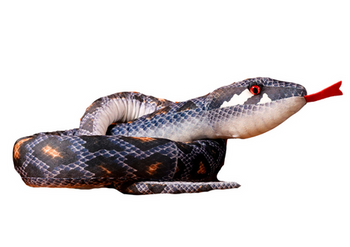 Maskotka Pluszowa Wąż Szary 210 cm
