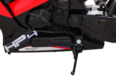 Motor BMW HP4 na akumulator dla dzieci Czerwony + Pomocnicze kółka + Wolny Start + EVA + MP3 LED