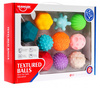 Zestaw 10 gumowych piłek dla dzieci 6m+ i dorosłych Zabawka sensoryczna Antystresowa