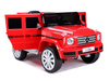 Samochód na akumulator Mercedes G500 czerwony