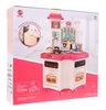 Różowa Kuchnia dla dzieci 3+ Radio + Interaktywny palnik + Funkcja pary + Akcesoria