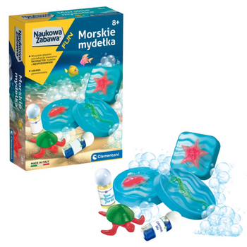 Naukowa Zabawa Zestaw Morskie Mydełka Język Polski Clementoni 50709