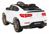 Mercedes Benz GLC63S dla dzieci, Biały SUV + Pilot + Napęd 4x4