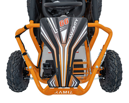 Pojazd Gokart Elektryczny MAIGHTY Pomarańczowy