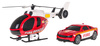 Zestaw Helikopter + Autko Straż Pożarna