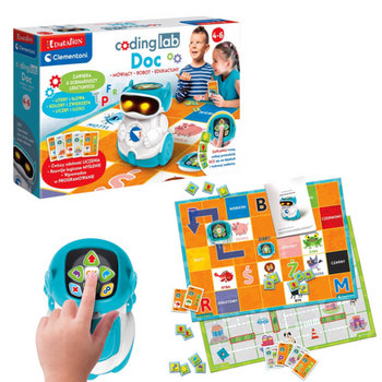 Zestaw Edukacyjny Robot Doc Nauka Robotyka Edukacyjna Język Polski Clementoni 50730