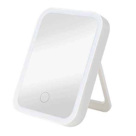 Lusterko Podświetlane LED 3 Tryby Oświetlenia Kąt Nachylenia 90° Białe