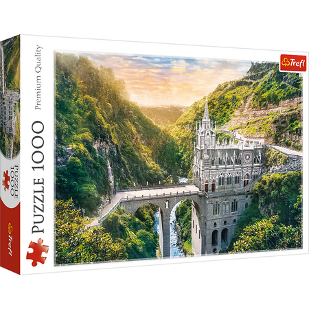 Puzzles - 1000 - Sanktuarium Las Lajas - Kolumbia - Trefl 10724