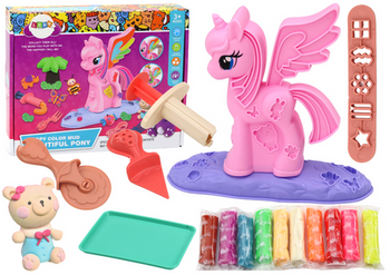 Ciastolina Jednorożec DIY Masa Plastyczna Zestaw Akcesoria