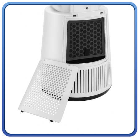 Wentylator Bezłopatkowy Podłogowy Oscylacja Timer Wyświetlacz LCD PILOT