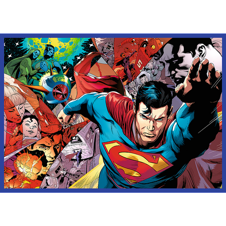 Puzzle - 4x250 - Odwaga Supermana - Warner Superman - Trefl 13340