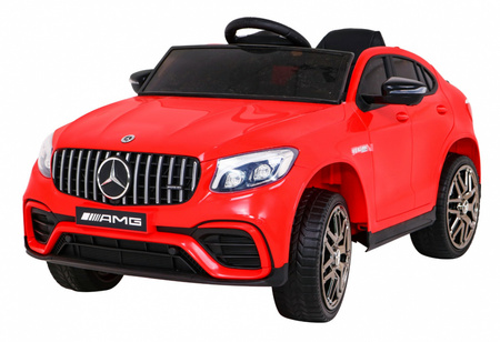 Mercedes Benz GLC63S dla dzieci Czerwony SUV + Pilot