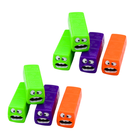 Gra Zręcznościowa Wieża 24 Klocki Z Buźkami Kolorowe