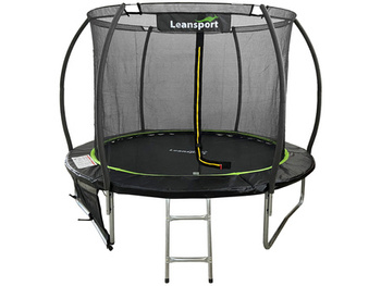 Trampolina LEAN Sport Max 10ft Czarno-Zielona