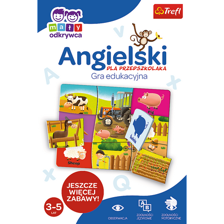 Gra dla dzieci Angielski dla przedszkolaka/Mały Odkrywca Trefl 01949