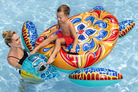 Dmuchany Materac Żółw 183 x 173 cm Bestway 41523