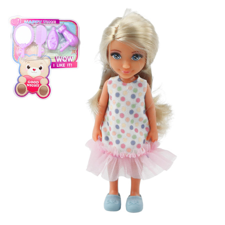 Zestaw Laleczka Ankiki Łóżeczko Toaletka Z Lustrem Akcesoria