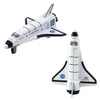 Statek Kosmiczny Metalowy Napęd Pull-Back Biały Oznaczenia