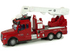 Zdalnie Sterowana Straż Pożarna Pilot 2,4G Światła Dźwięki Dźwig Czerwony