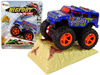 Auto Resorak Z Naciągiem Monster Truck Big Foot Gumowe Opony Rampa