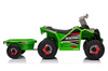 Quad Na Akumulator XMX630T Zielony Z Przyczepą
