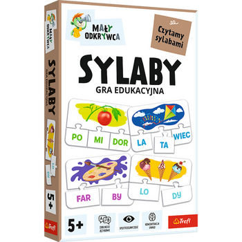 Gra dla dzieci Sylaby Mały Odkrywca Trefl 02813
