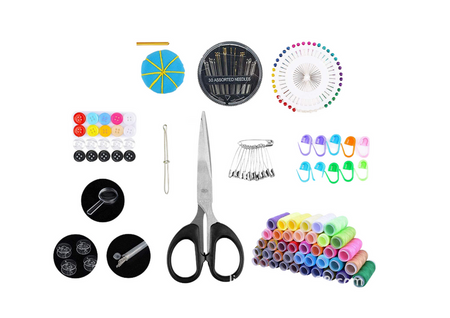 Duży Zestaw Krawiecki Do Szycia W Etui Przybornik 228el