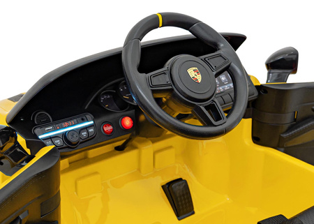 Pojazd Porsche Spyder RS 718 Żółty