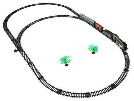 Kolejka Retro + Akcesoria