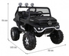 Mercedes Benz Unimog dla dzieci Czarny + Terenowy 4x4