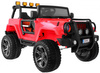 Auto terenowe typu jeep Monster 4x4 dla dzieci Czerwony + Pilot + Regulacja siedzenia + MP3 LED + Bagażnik + Plecak