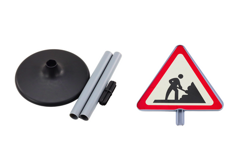 Duży Znak Ostrzegawczy Prace Drogowe Edukacyjny 70cm