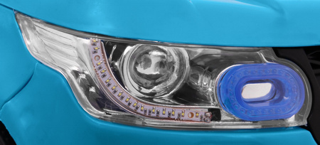 Autko Start Run na akumulator, Niebieski SUV + Pilot + Funkcje bezpieczeństwa