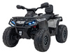 Quad Can Am Outlander ATV z Pilotem Szary