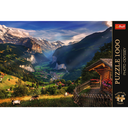 Puzzle - 1000 Premium Plus - Photo Odyssey: Lauterbrunnen - Trefl 10821