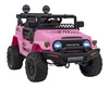 Toyota FJ Cruiser dla dzieci Różowy + Pilot + Napęd 4x4 + Audio LED + EVA + Wolny Start