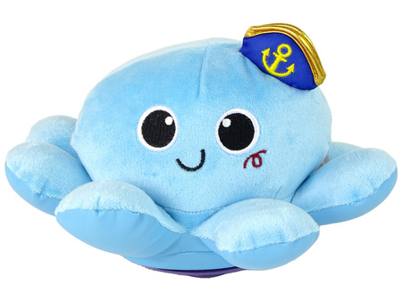 Maskotka Ośmiornica Światła Dźwięki Niebieska