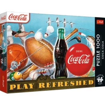 Puzzle - 1000 Premium Plus - Coca-Cola: Chwila orzeźwienia - Trefl 12101