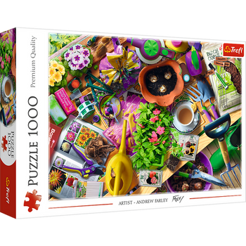 Puzzle - 1000 - Porządki w ogrodzie - Trefl 10927