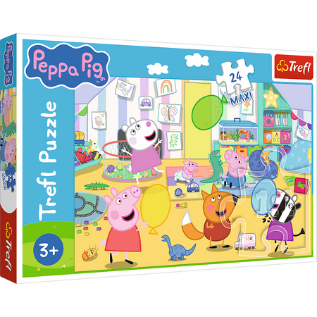 Puzzle - 24 Maxi - Piękna Peppa - Świnka Peppa - Trefl 14367