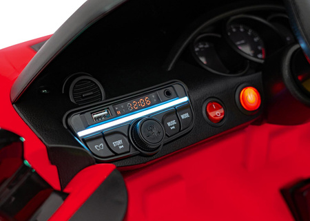 Pojazd Porsche Spyder RS 718 Czerwony