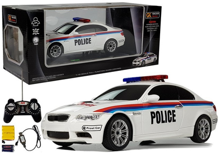 Auto Zdalnie Sterowane Policja 1:18 R/C