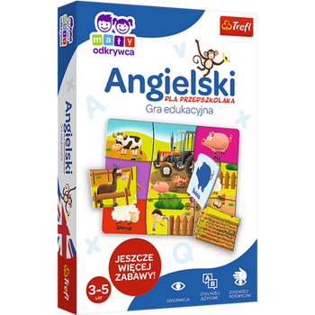 Gra dla dzieci Angielski dla przedszkolaka/Mały Odkrywca Trefl 01949